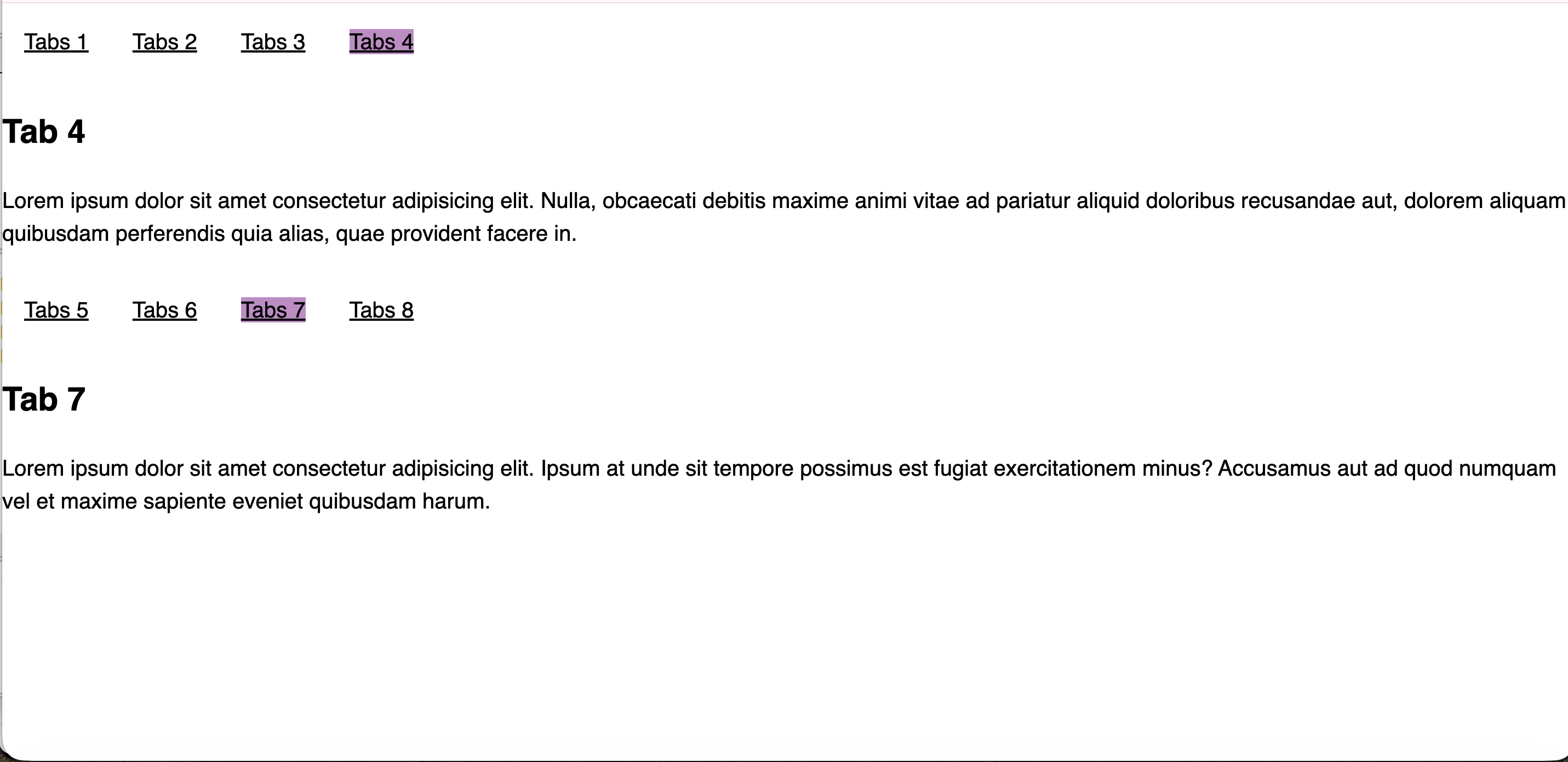 Tabs fait pendant les cours