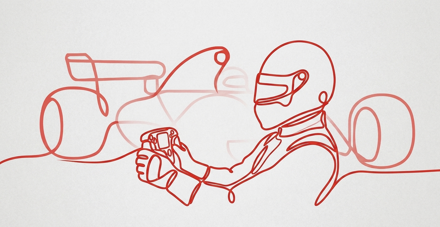 hero image qui illustre les 4 niveaux de l'experience. Le rôle du mécano, le rôle de l'ingénieur, le rôle du pilote et enfin le tour bonus